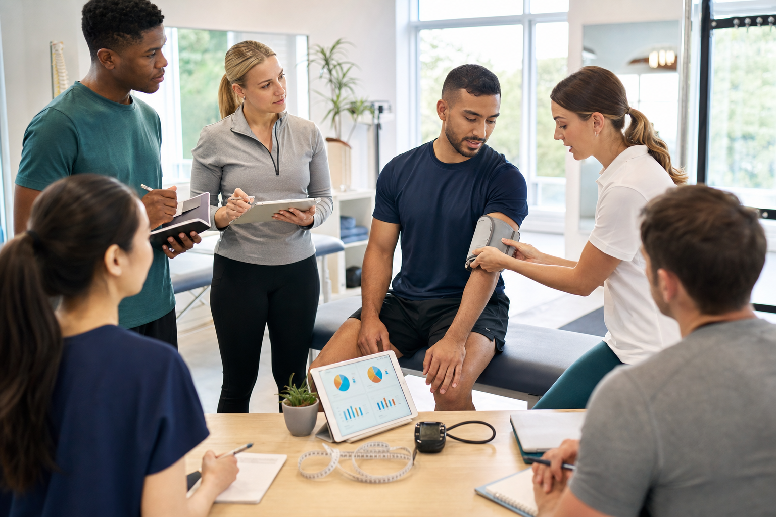 Wellness professionals learning assessment and individualized programme planning